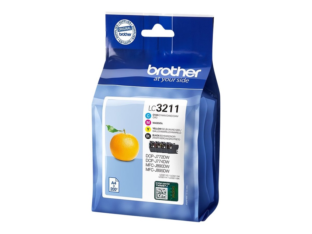 Brother LC3211 - Pack de 4 - noir, jaune, cyan, magenta
