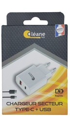 [OLCHCUSB] OLEANE Key Chargeur 2 ports TYPE-C+ USB