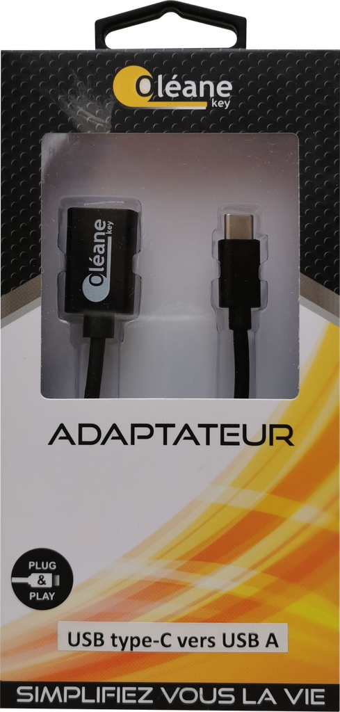 OLEANE Key ADAPTATEUR Type-C vers USB-A Femelle