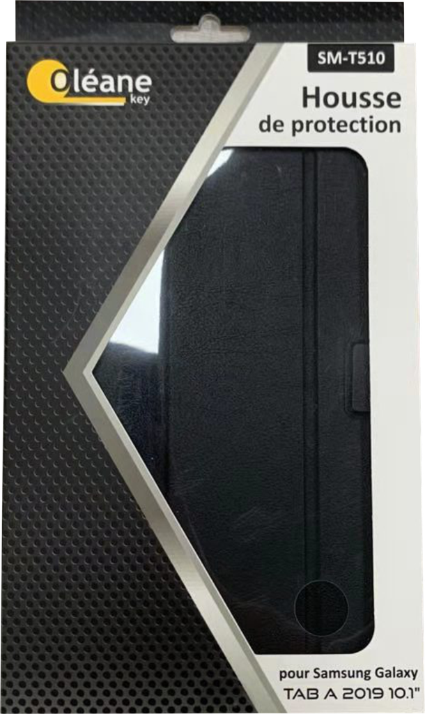 OLEANE Key Housse pour Samsung Galaxy TAB A 2019 10.1" T510 Noir