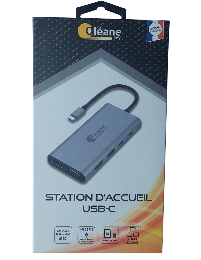 OLEANE Key Station d'accueil Compacte USB-C