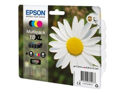 [C13T18164012] Epson 18XL - Pack de 4 - XL - noir, jaune, cyan, magenta